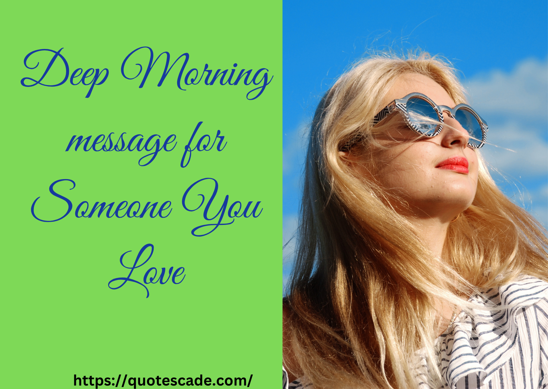 Deep Morning message for Someone You Love